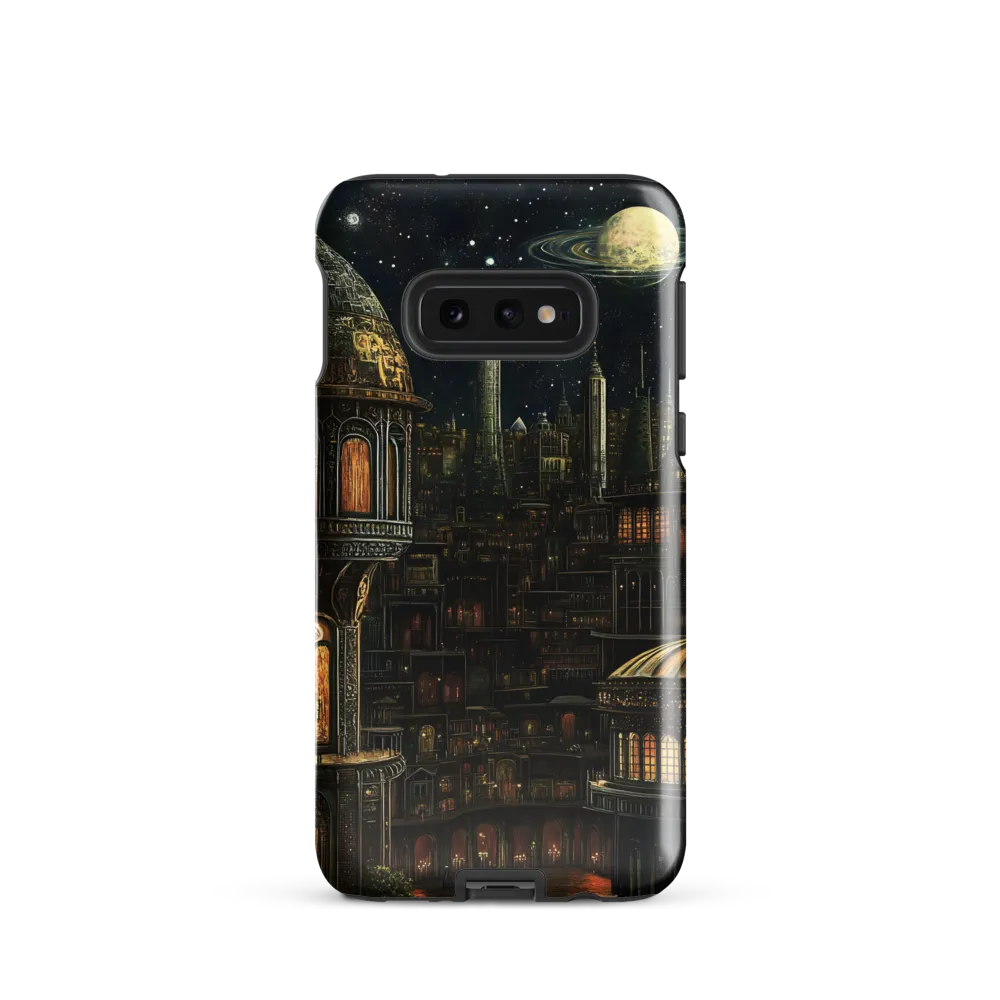 Celestial Enigma: A Surreal Cityscape