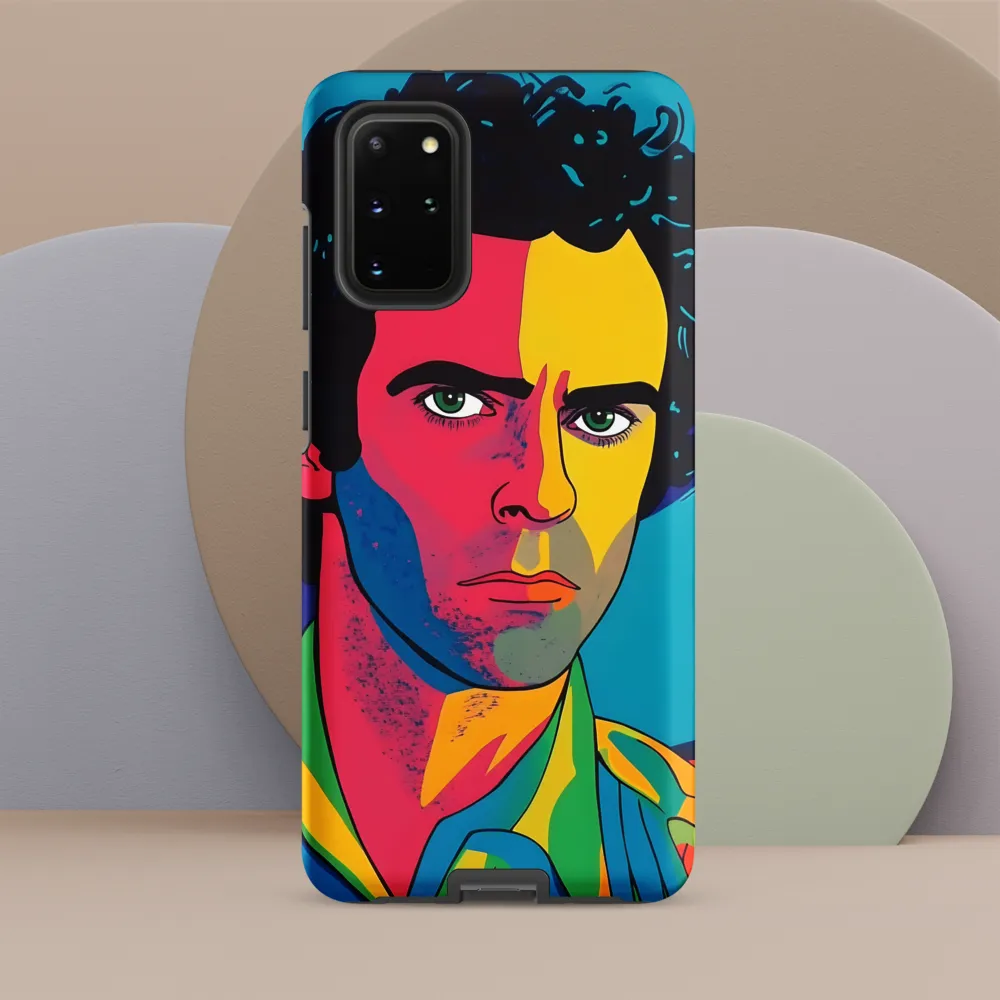 Electric Visage: A Portrait of Vibrance