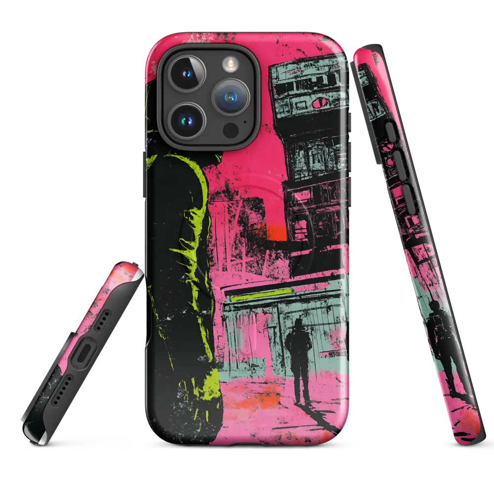Urban Echoes of Mystery | Phone Case |  16 Pro Max | MagSafe® Tough Case | Glossy