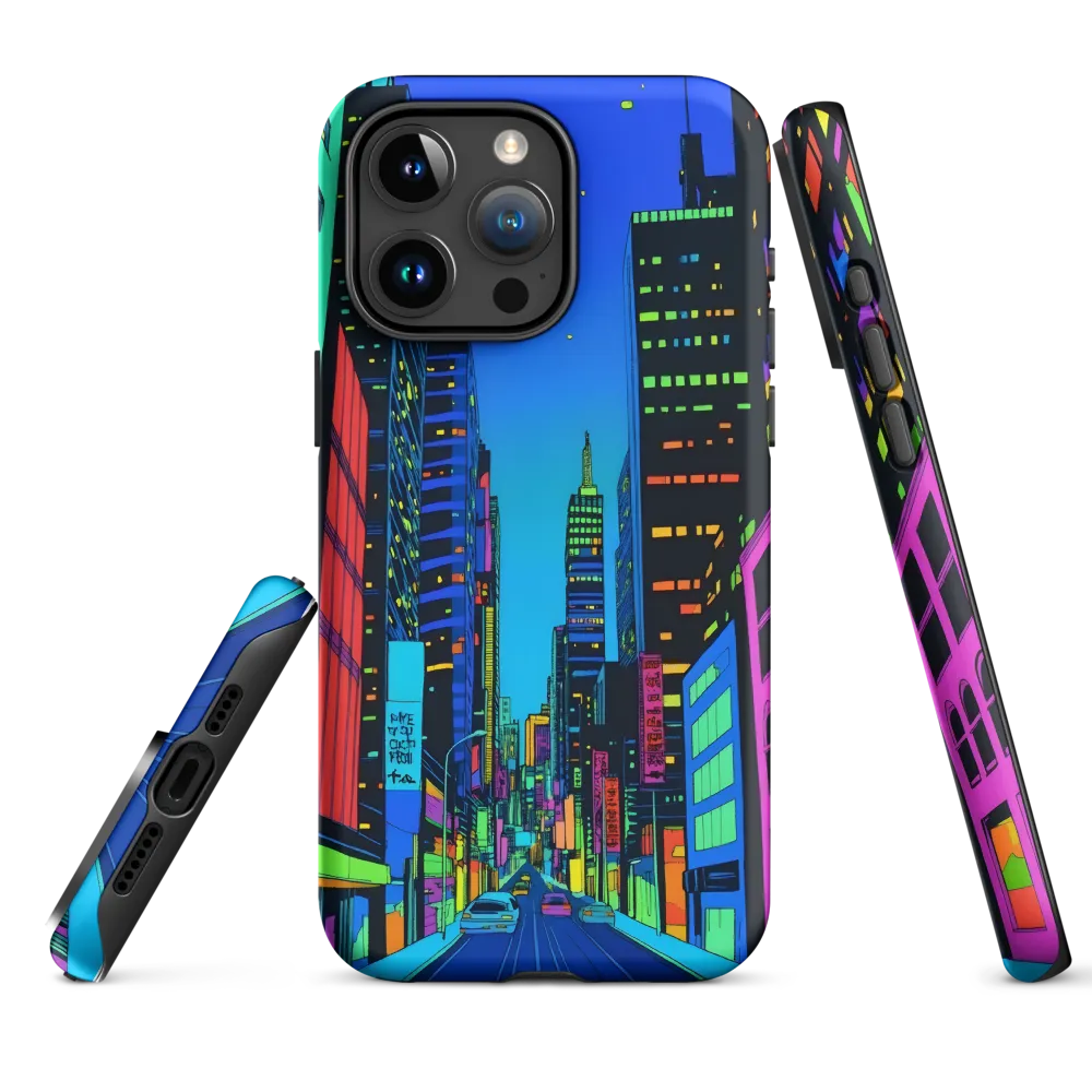 Neon Dreamscape: A Futuristic City at Dusk