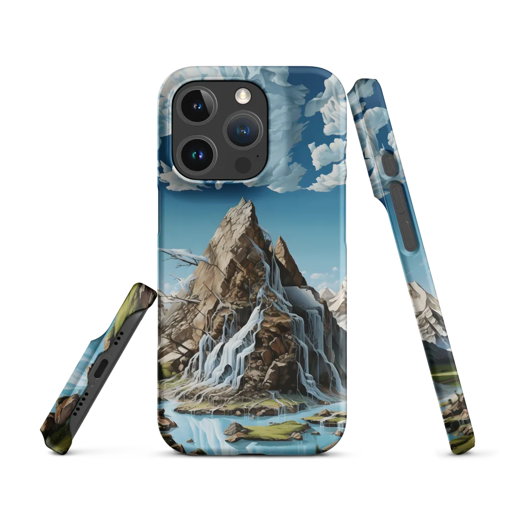 Majestic Cascade: A Mountain Masterpiece