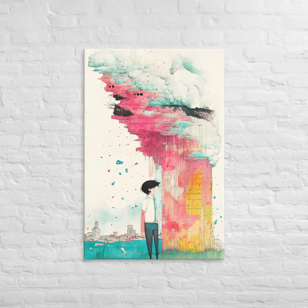 Whispers of the Urban Horizon | Canvas | 32″×48″