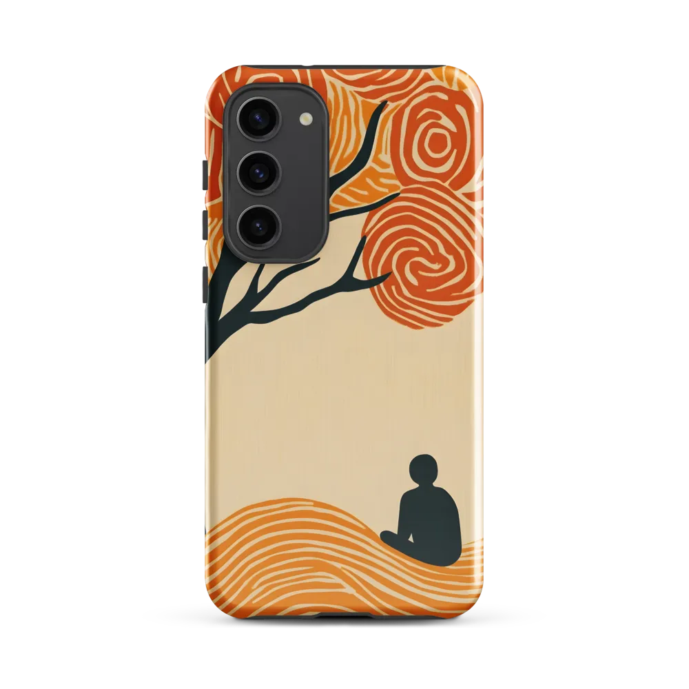 Silent Reflections under Swirling Leaves