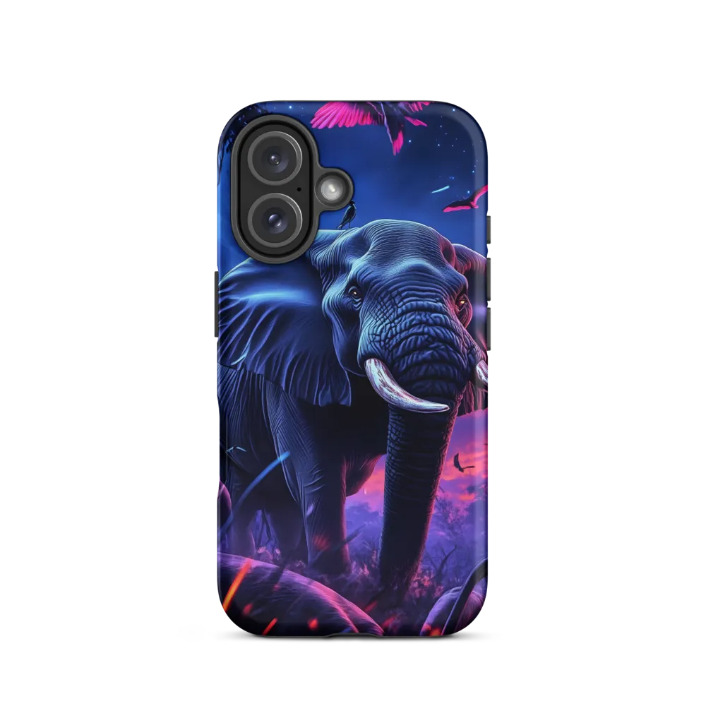 Ethereal Majesty: The Elephant of Twilight | Phone Case