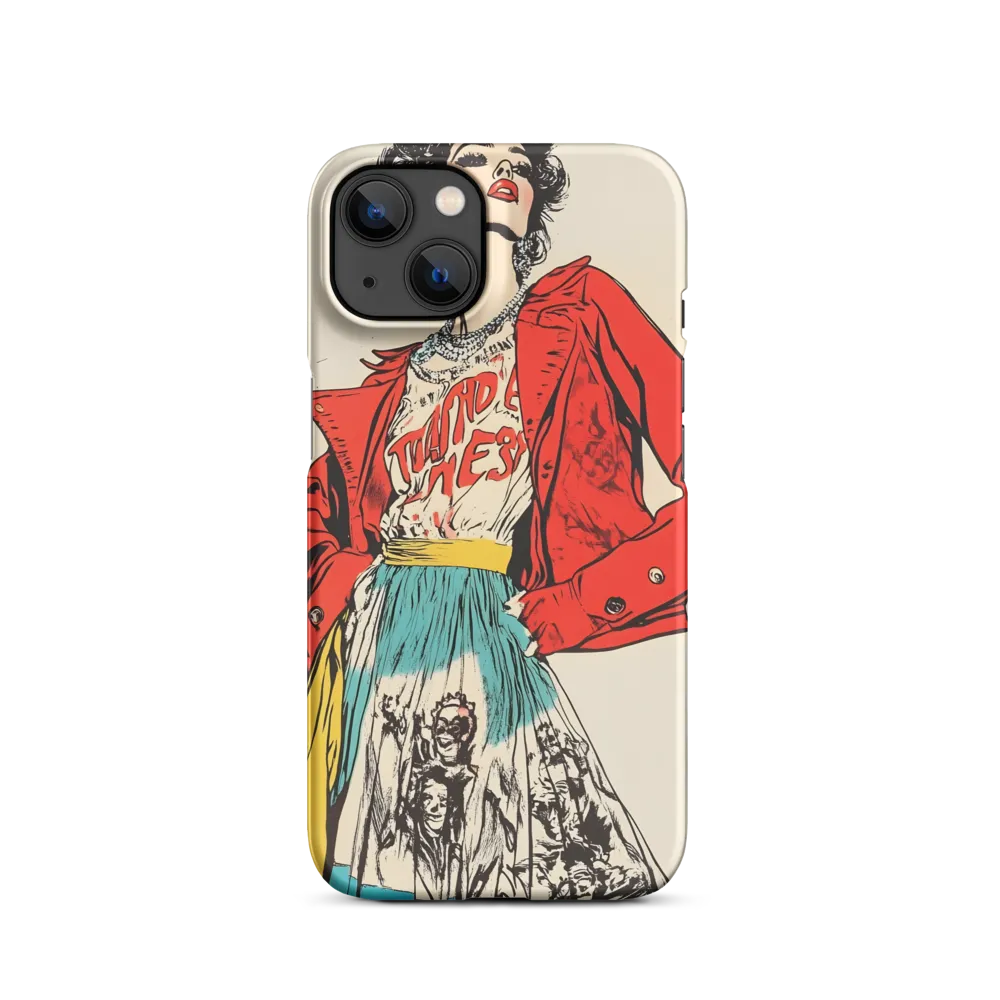Vibrant Elegance: A Pop Art Fashion Statement