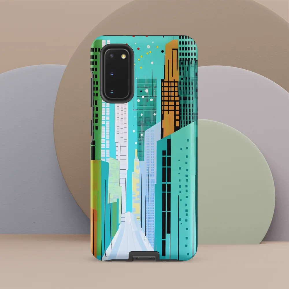 Urban Symphony in Turquoise