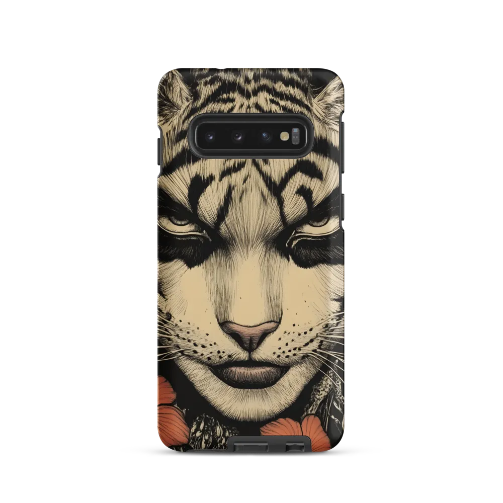 Feline Majesty: The Human-Leopard Connection | Phone Case |  S10 | Tough Case | Matte