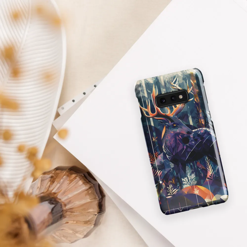 Majestic Serenity: A Geometric Forest Encounter