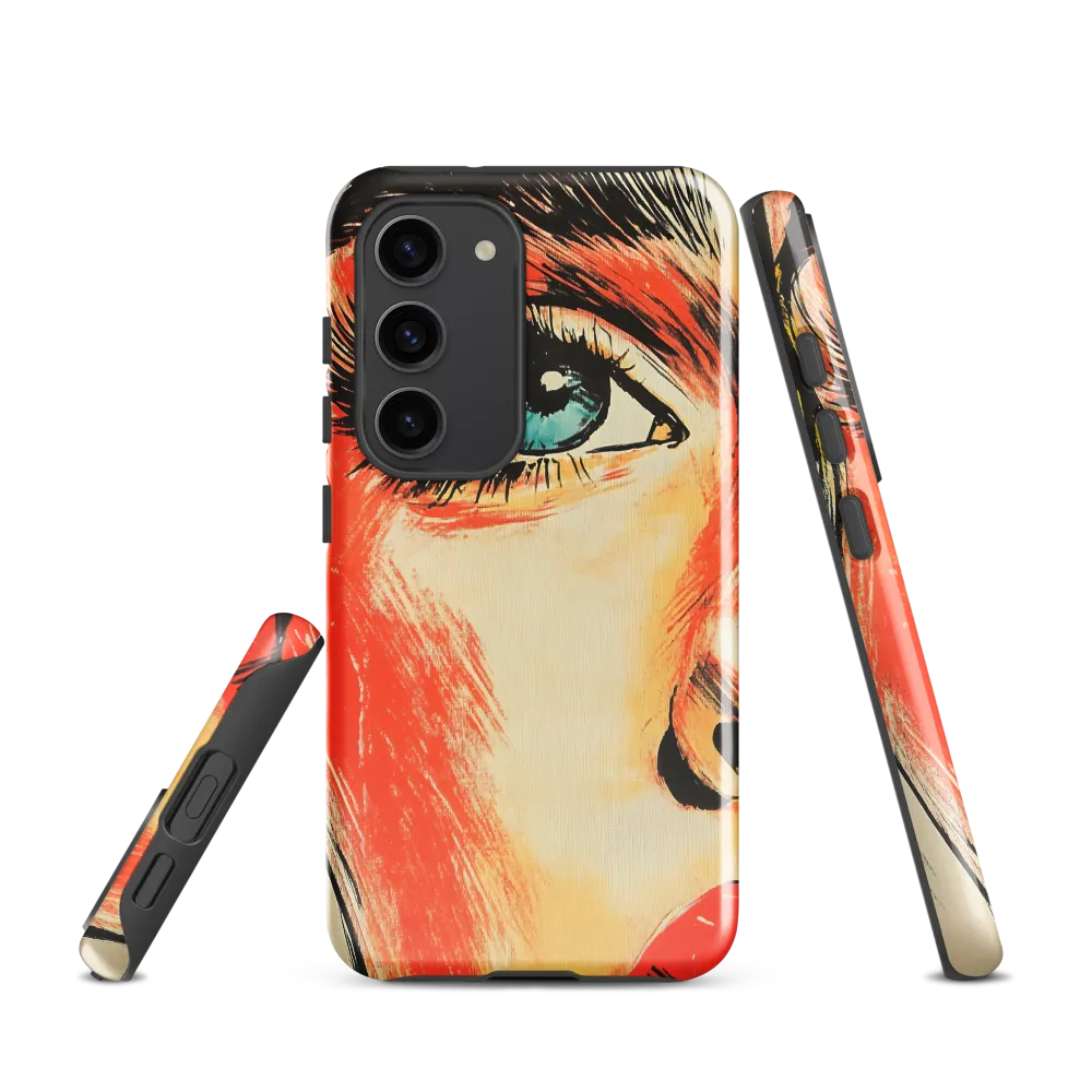 Intense Gaze: A Pop Art Portrait