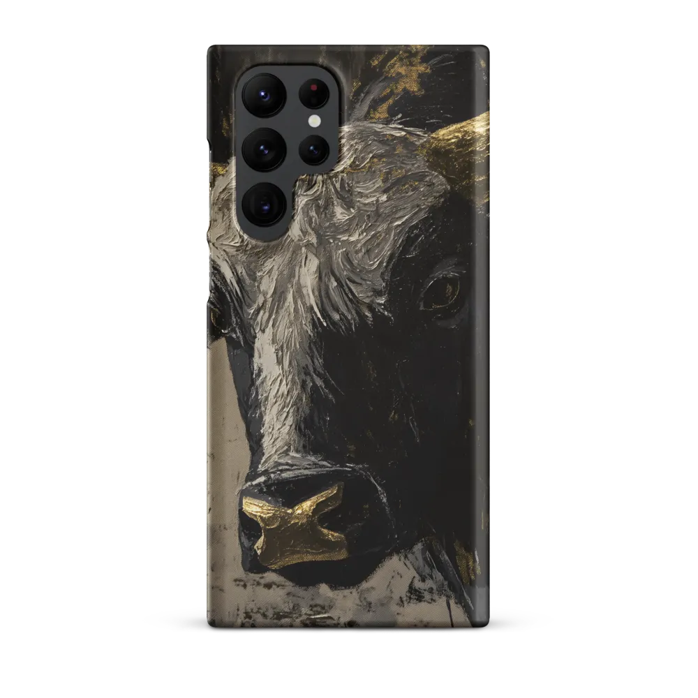 Majestic Bull: The Power in Black and Gold