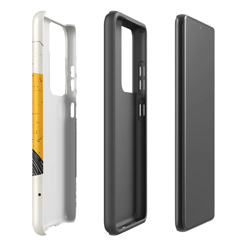 Dynamic Harmony in Black and Yellow