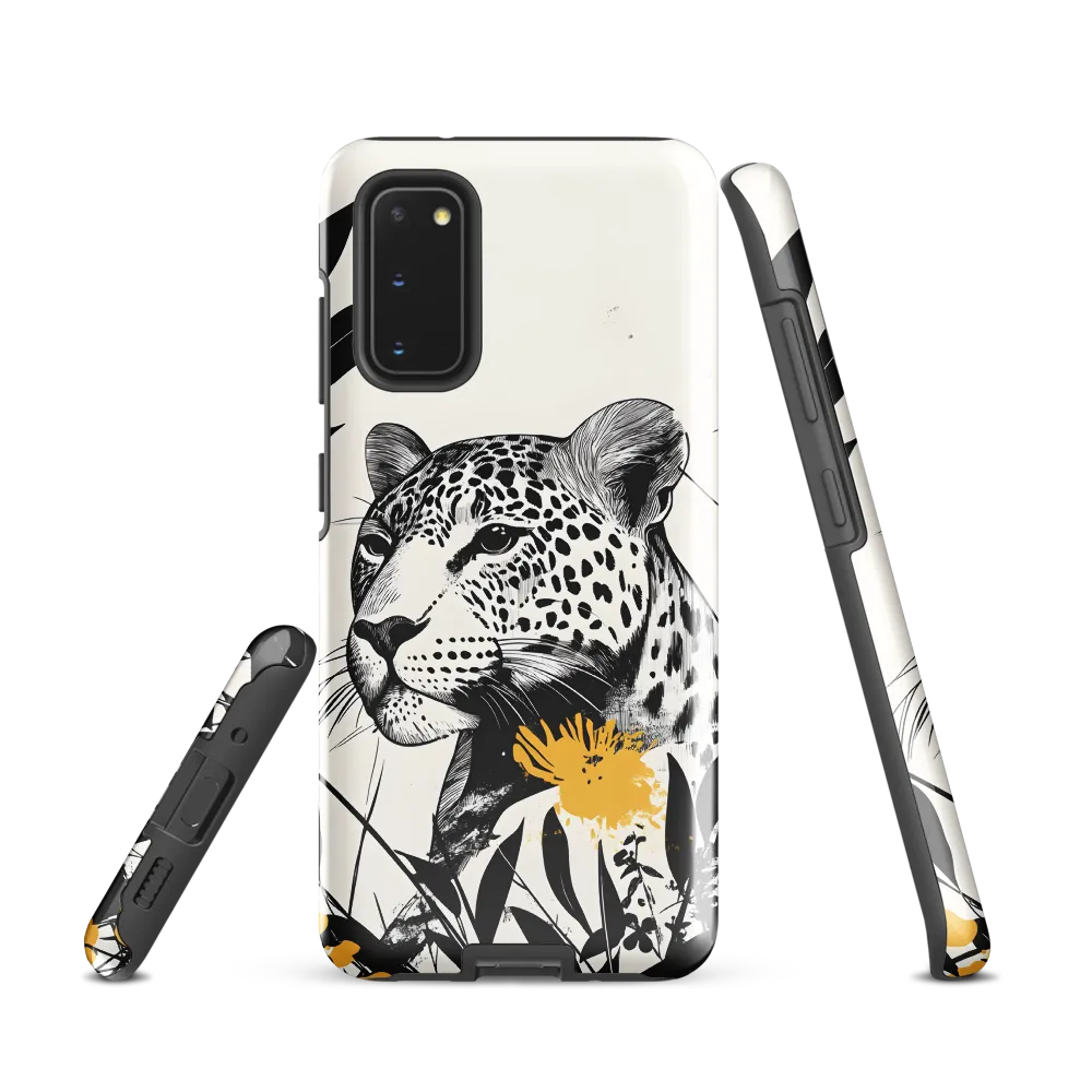 Majestic Leopard Amongst Flora