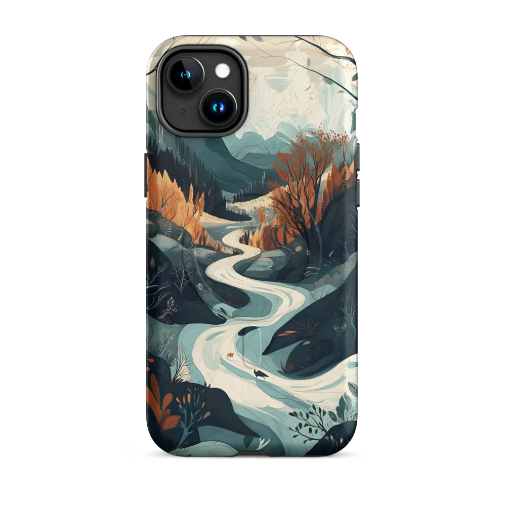 Winding Serenity: A Digital Landscape