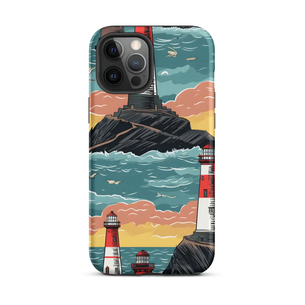 Lighthouses in a Whimsical Ocean