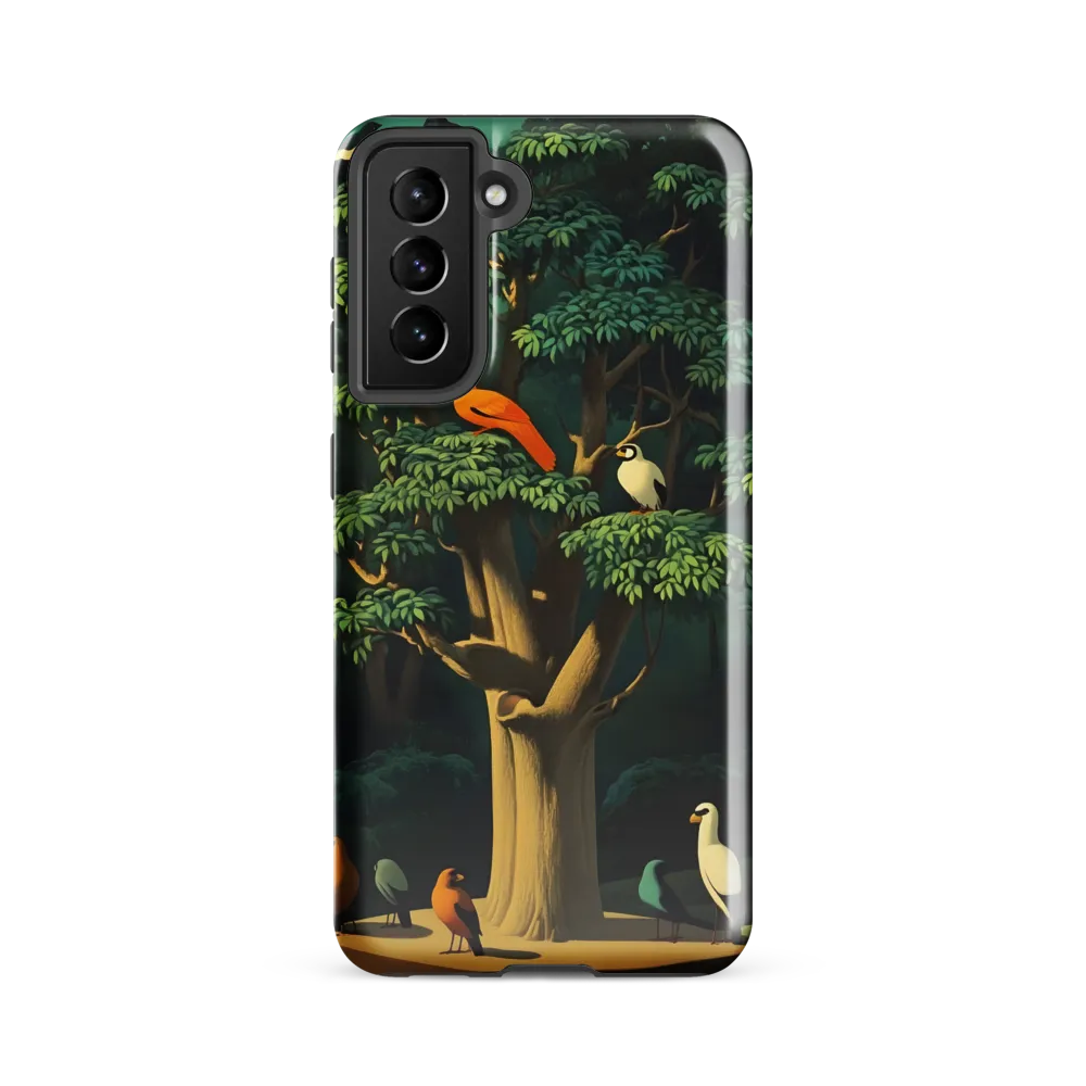 Harmony in Color: A Surreal Bird Symphony