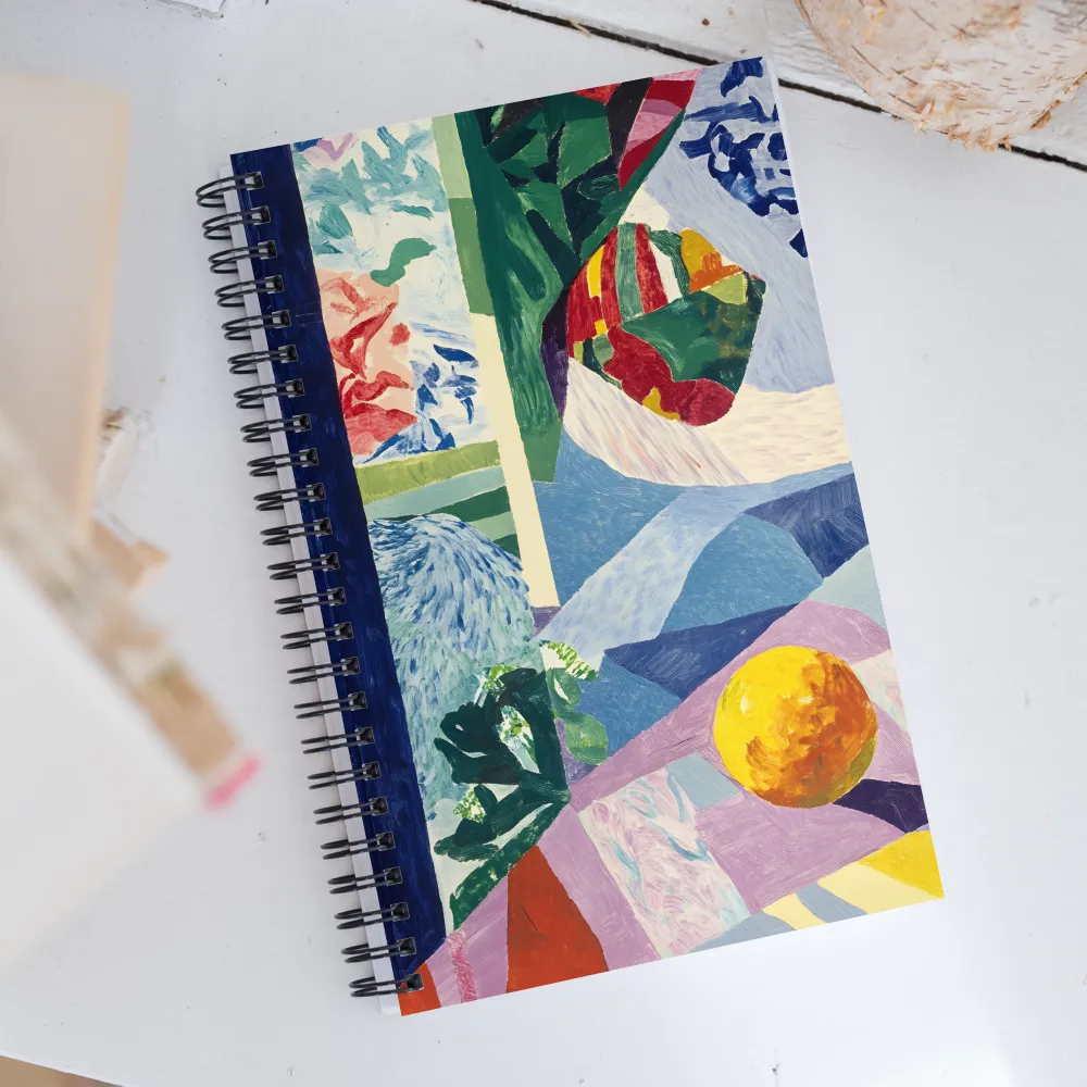 Playful Harmony in Color and Form | Spiral Notebook