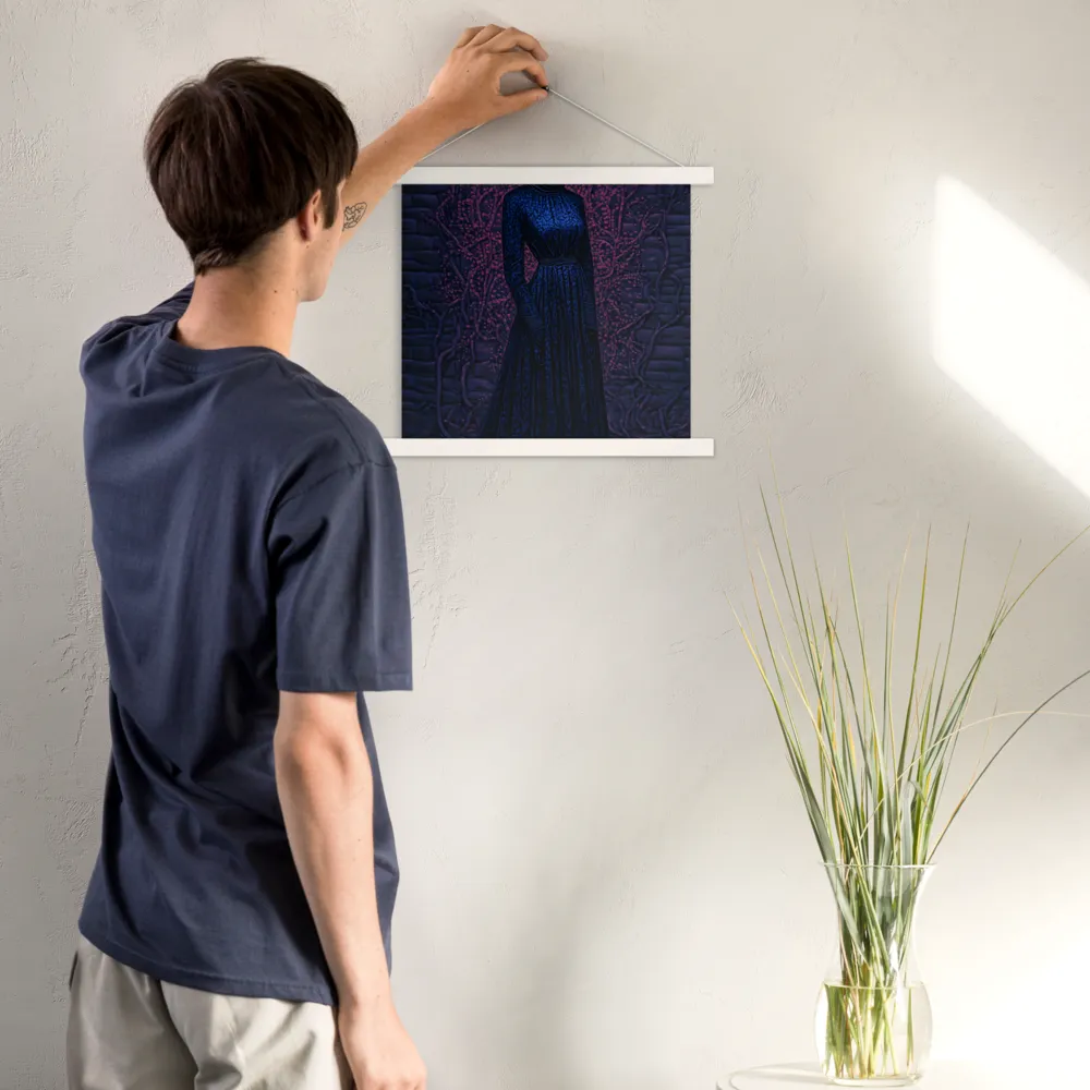 Veil of Enigma | Poster With White Wood Hanger | 14″×14″