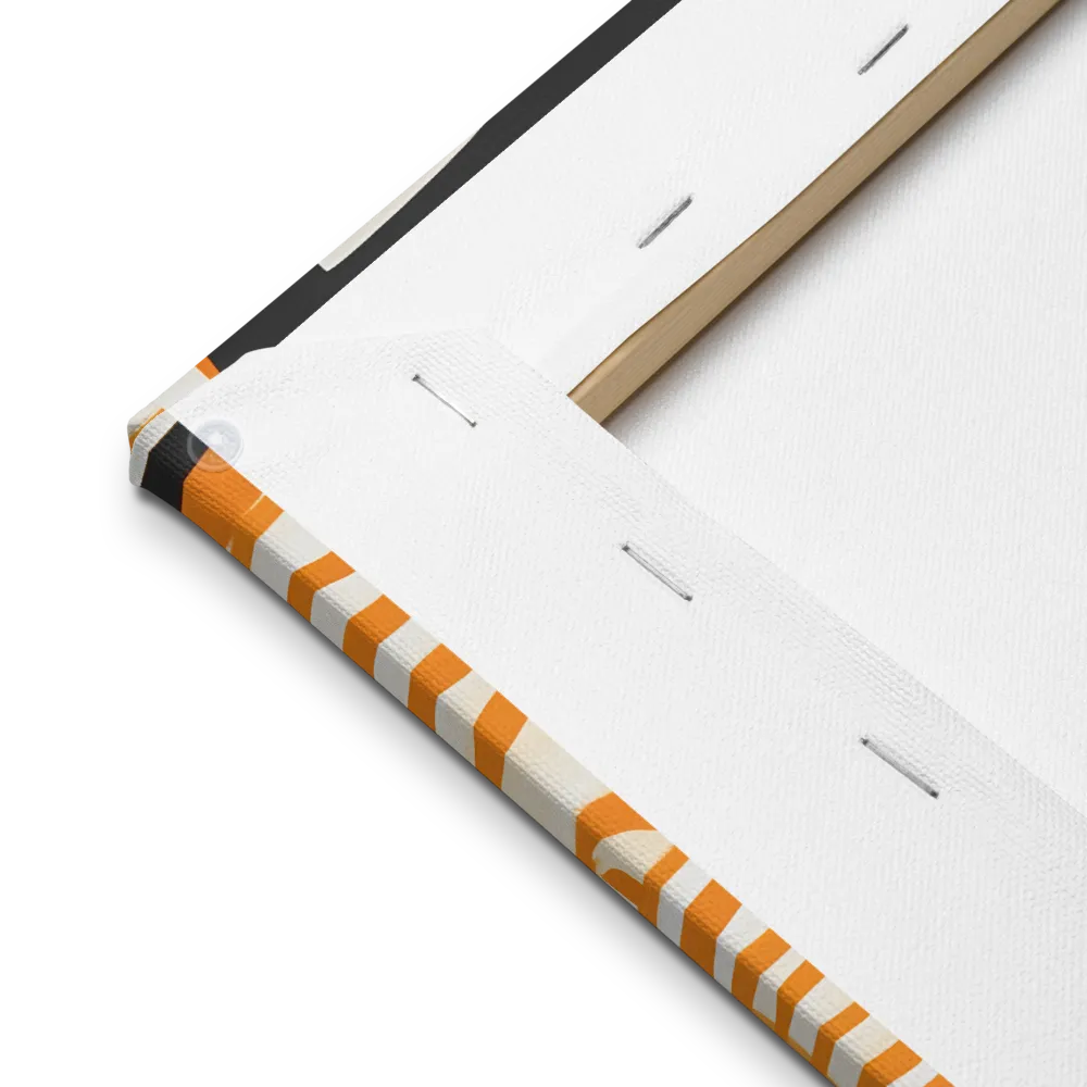 Summer Vibes: Café Conversations | Thin Canvas | 16″×16″