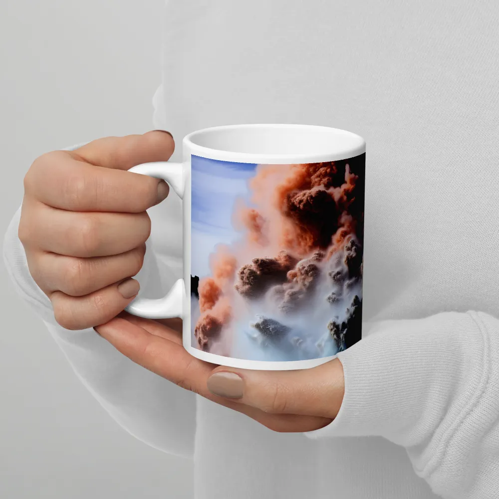 Eruption of Elements | Mug with White inside | 11 oz