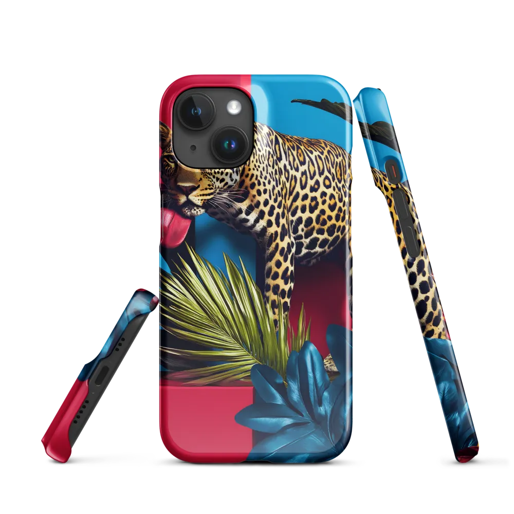Playful Leopard in Vibrant Paradise