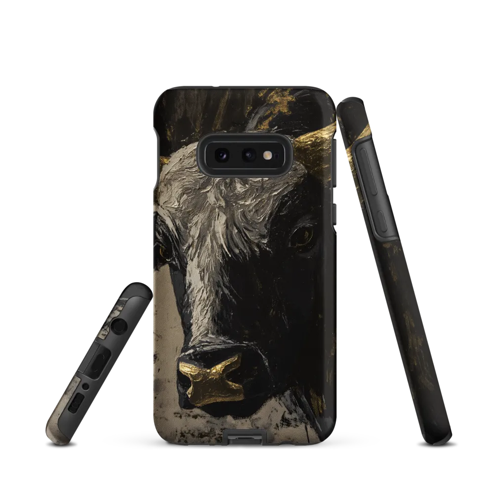 Majestic Bull: The Power in Black and Gold
