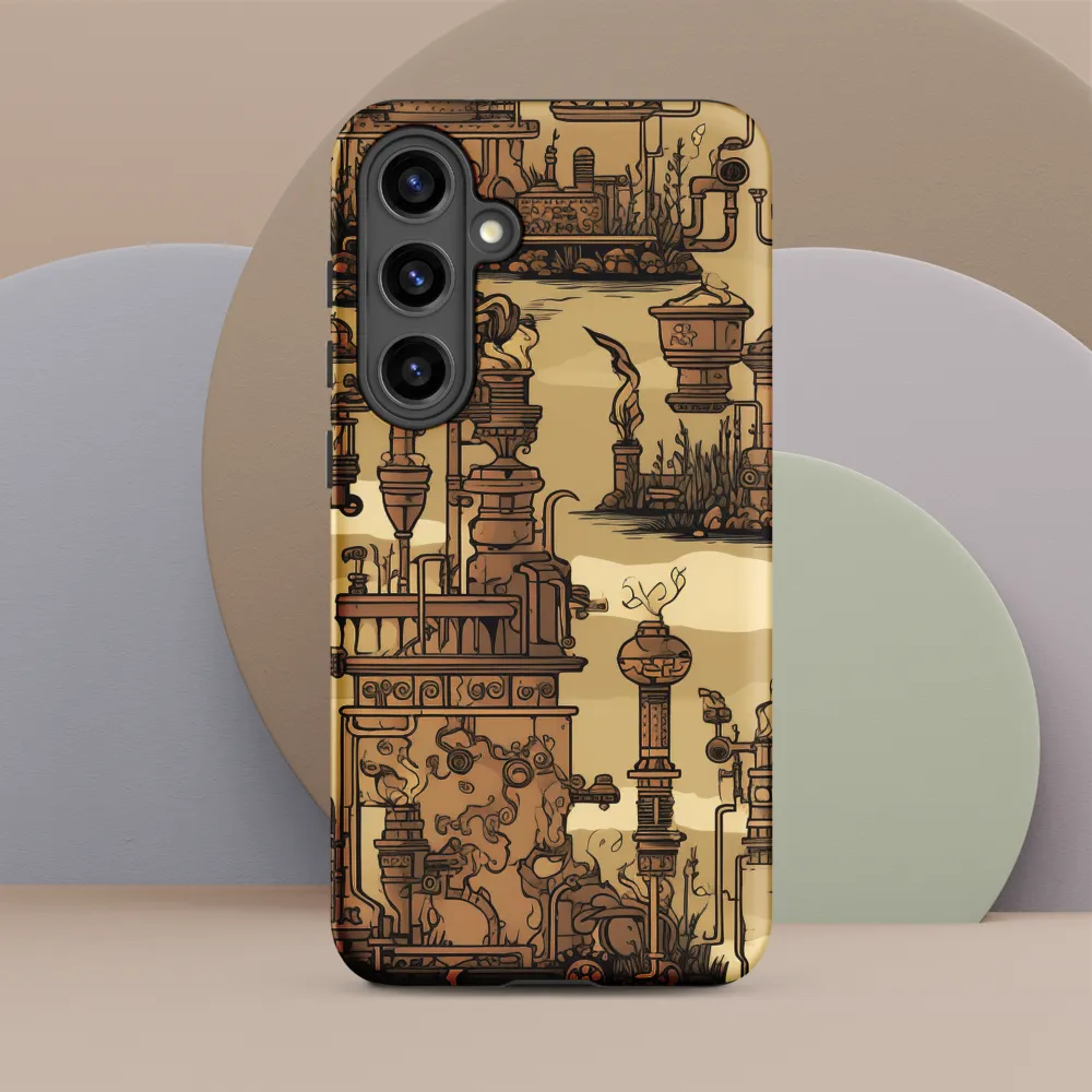 Whimsical Industrial Landscape