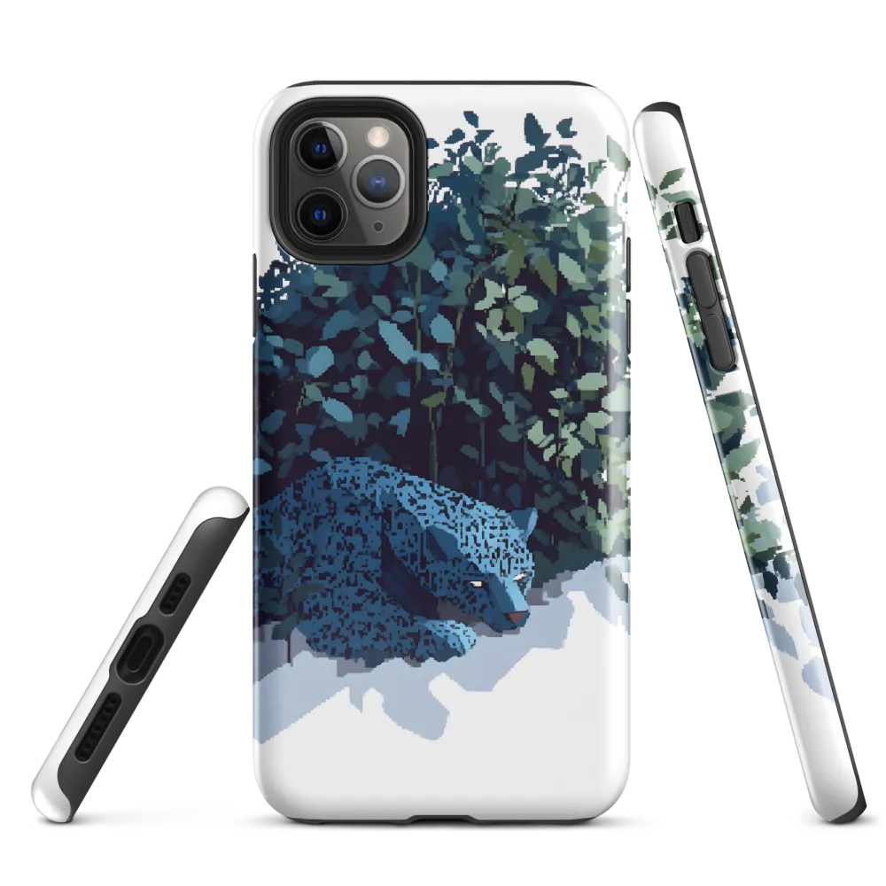 Veil of Shadows: The Lurking Jaguar | Phone Case |  11 Pro Max | Tough Case | Glossy