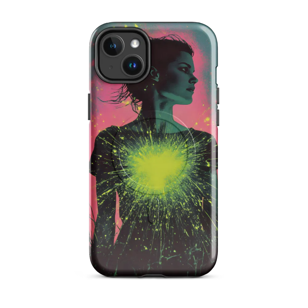 Cosmic Heart: A Surreal Portrait of Strength