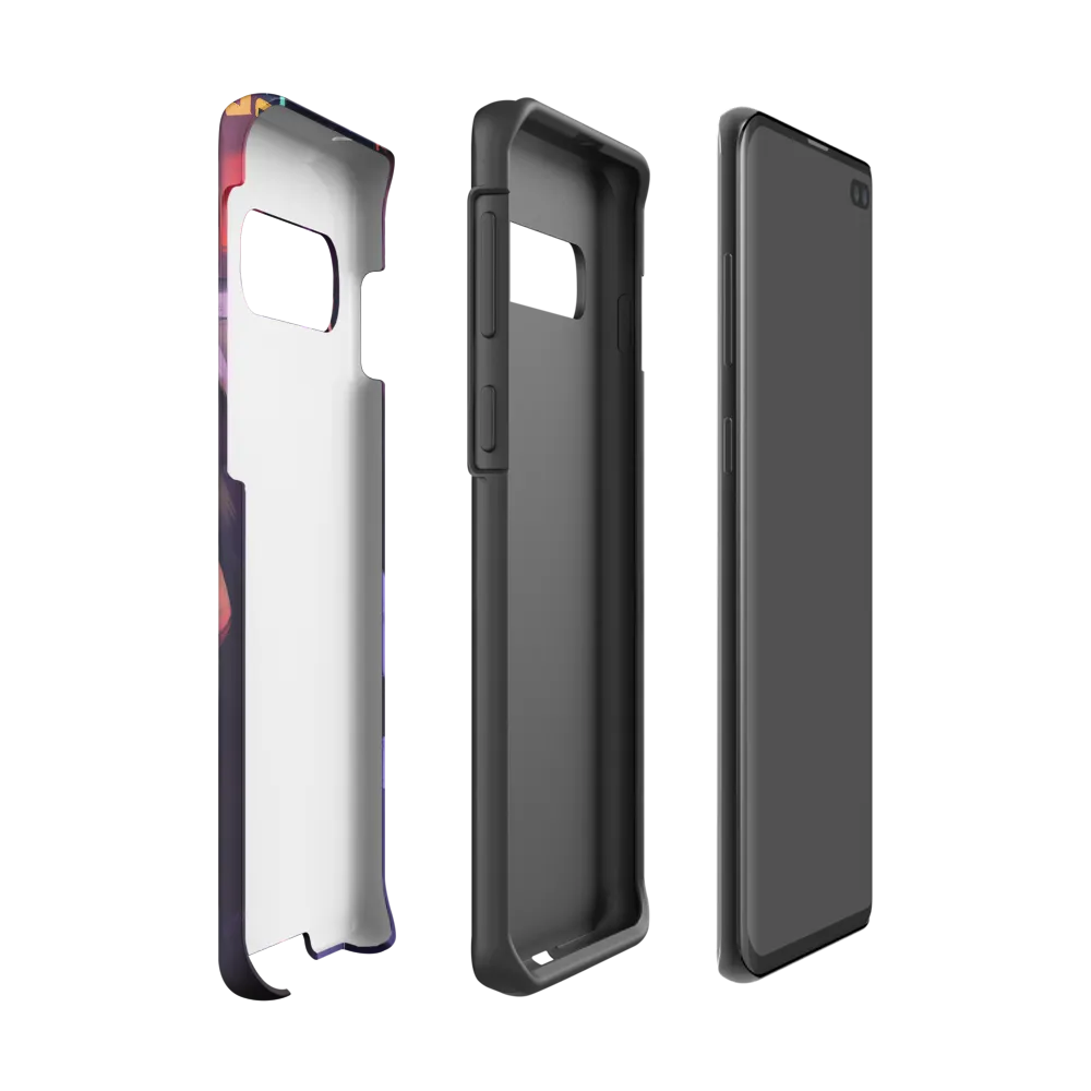 Wandering Through Neon Dreams | Phone Case |  S10 | Tough Case | Matte