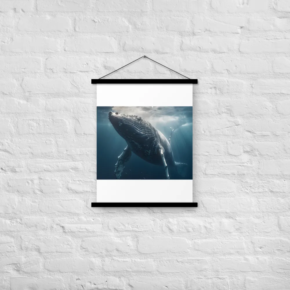 Graced by the Depths | Poster With Black Wood Hanger | 18″×24″