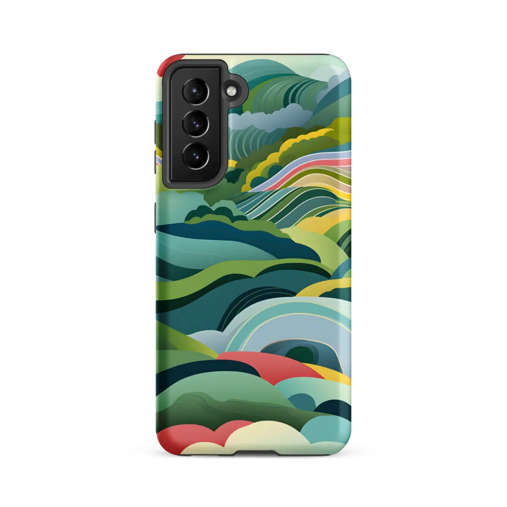 Waves of Serenity | Phone Case |  S21 FE | Tough Case | Matte