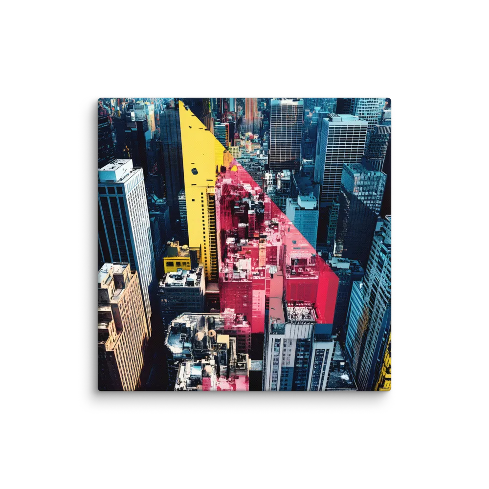 Dynamic Urban Symphony | Canvas | 30″×30″