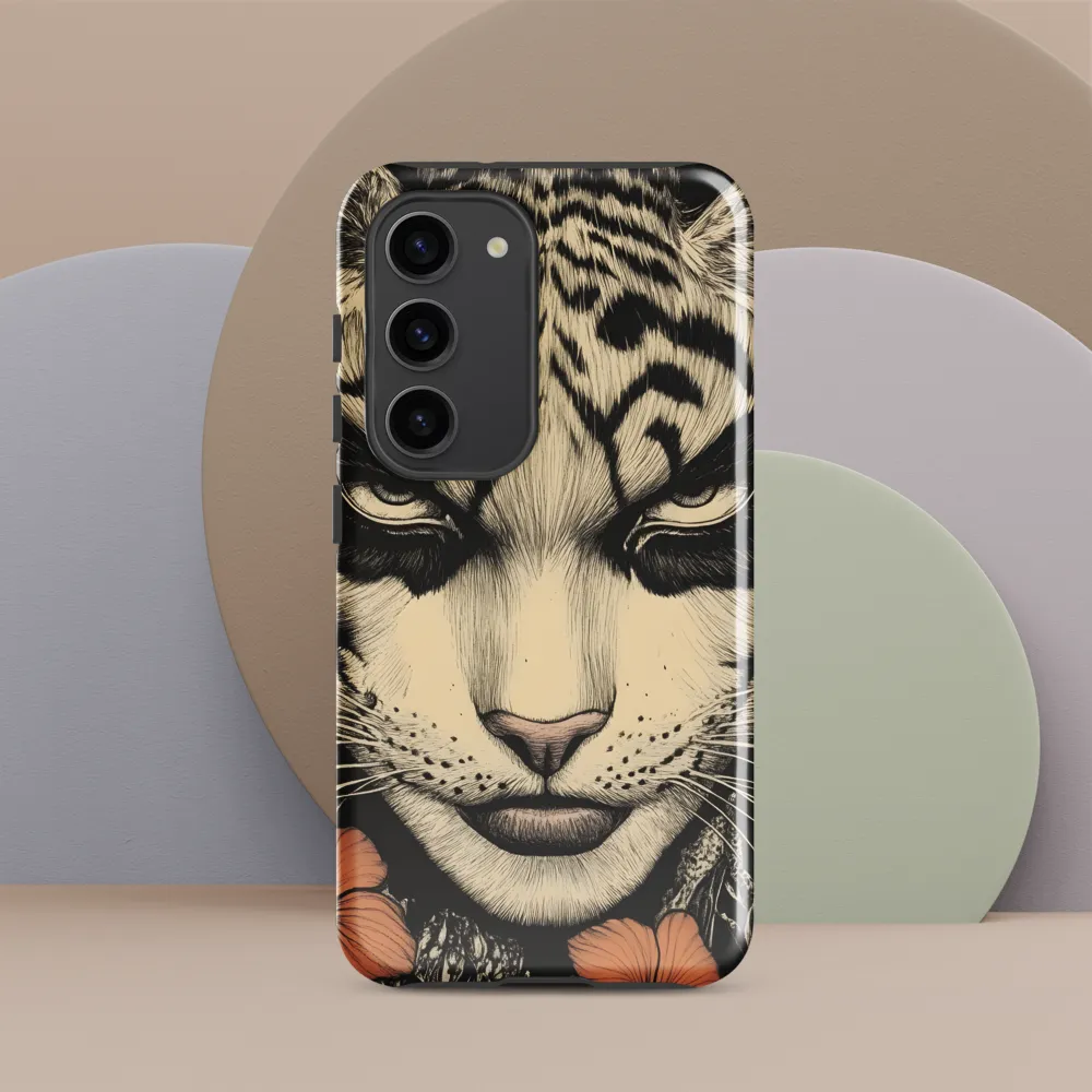 Feline Majesty: The Human-Leopard Connection | Phone Case |  S23 | Tough Case | Glossy