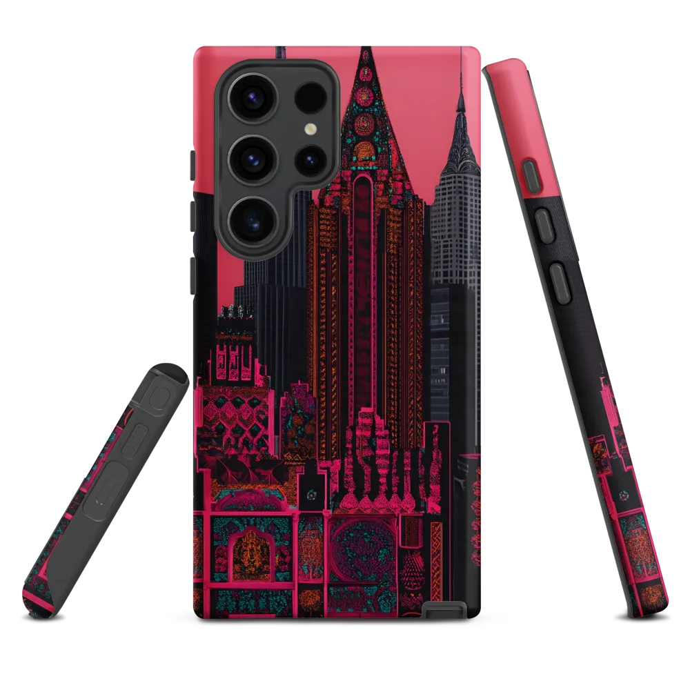 Urban Vibrance: A Digital Exploration of Skyscrapers
