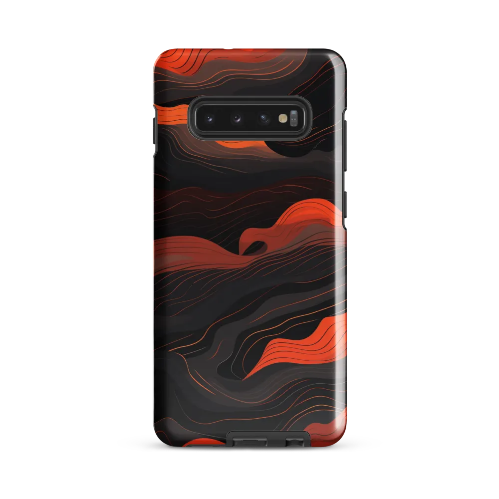 Dynamic Waves of Color | Phone Case |  S10 Plus | Tough Case | Glossy