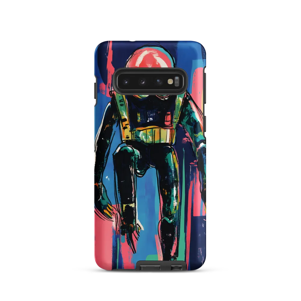 Diver in Vibrant Motion