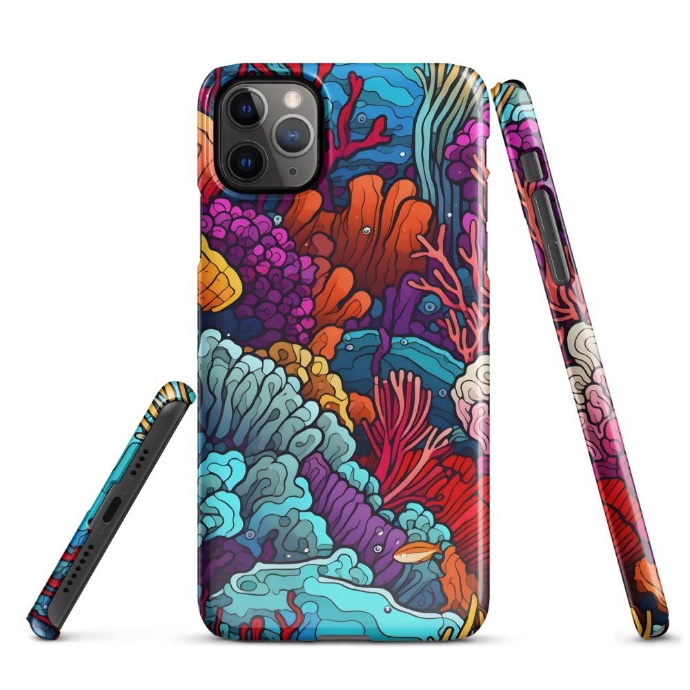 Vibrant Underwater Symphony | Phone Case |  11 Pro Max | Snap Case | Glossy