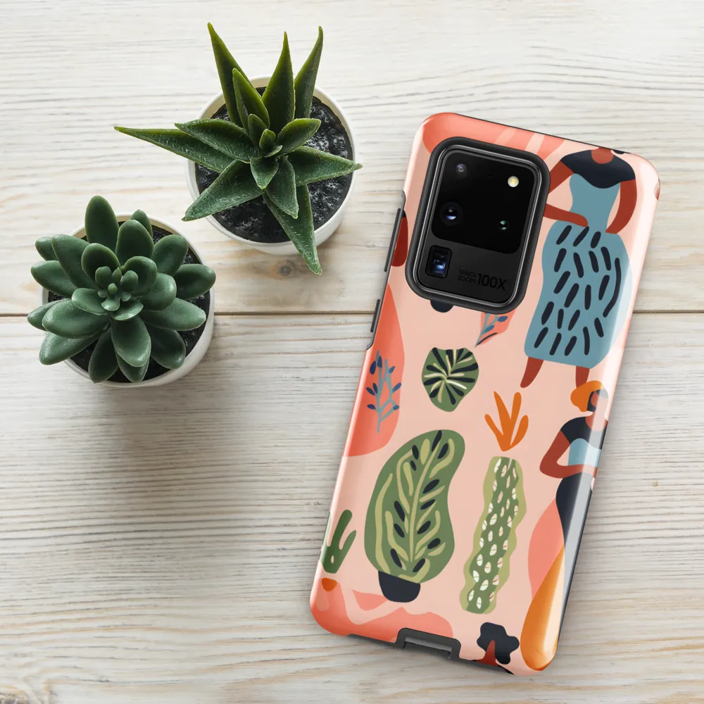 Harmony of Nature and Femininity | Phone Case |  S20 Ultra | Tough Case | Glossy