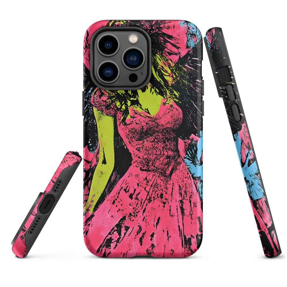 Mystical Angel in Neon Dreams