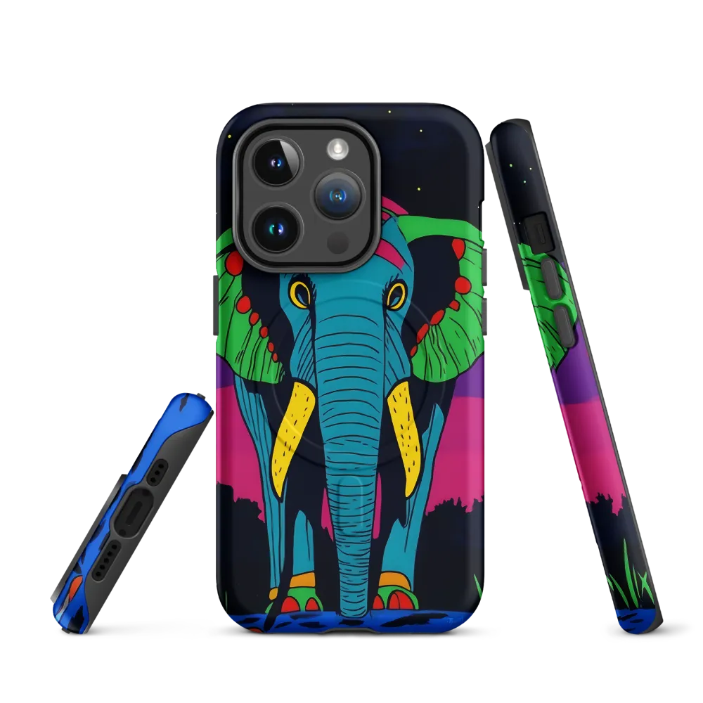Whimsical Majesty: The Vibrant Elephant