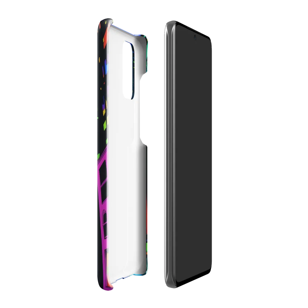 Neon Dreamscape: A Futuristic City at Dusk | Phone Case |  S20 Plus | Snap Case | Glossy