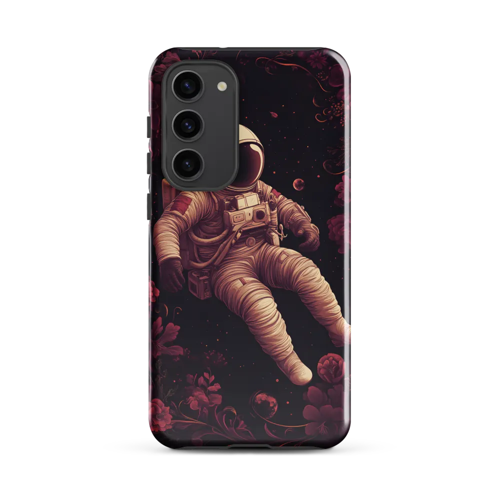 Cosmic Bloom: An Astronaut's Journey