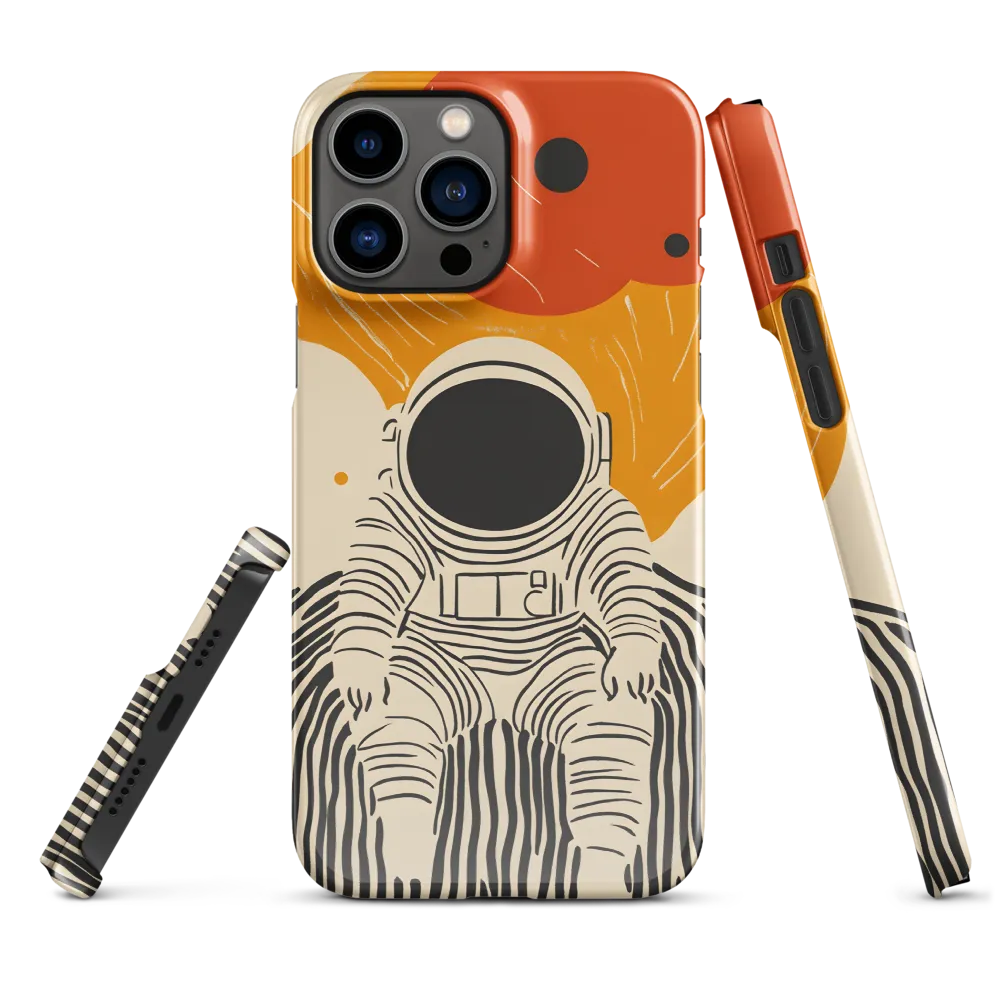 Astronaut in Cosmic Thoughts | Phone Case |  13 Pro Max | Snap Case | Glossy