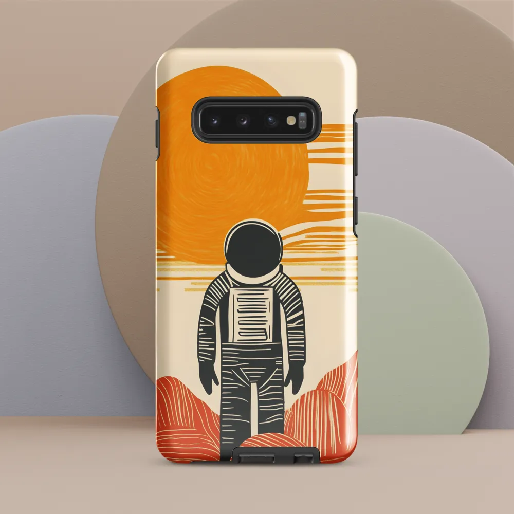 Contemplation on a Distant World | Phone Case |  S10 Plus | Tough Case | Glossy