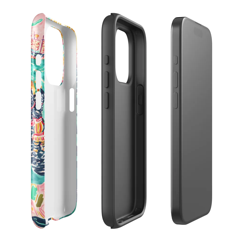 Battle on the Fiery Sea | Phone Case |  15 Pro | Tough Case | Glossy
