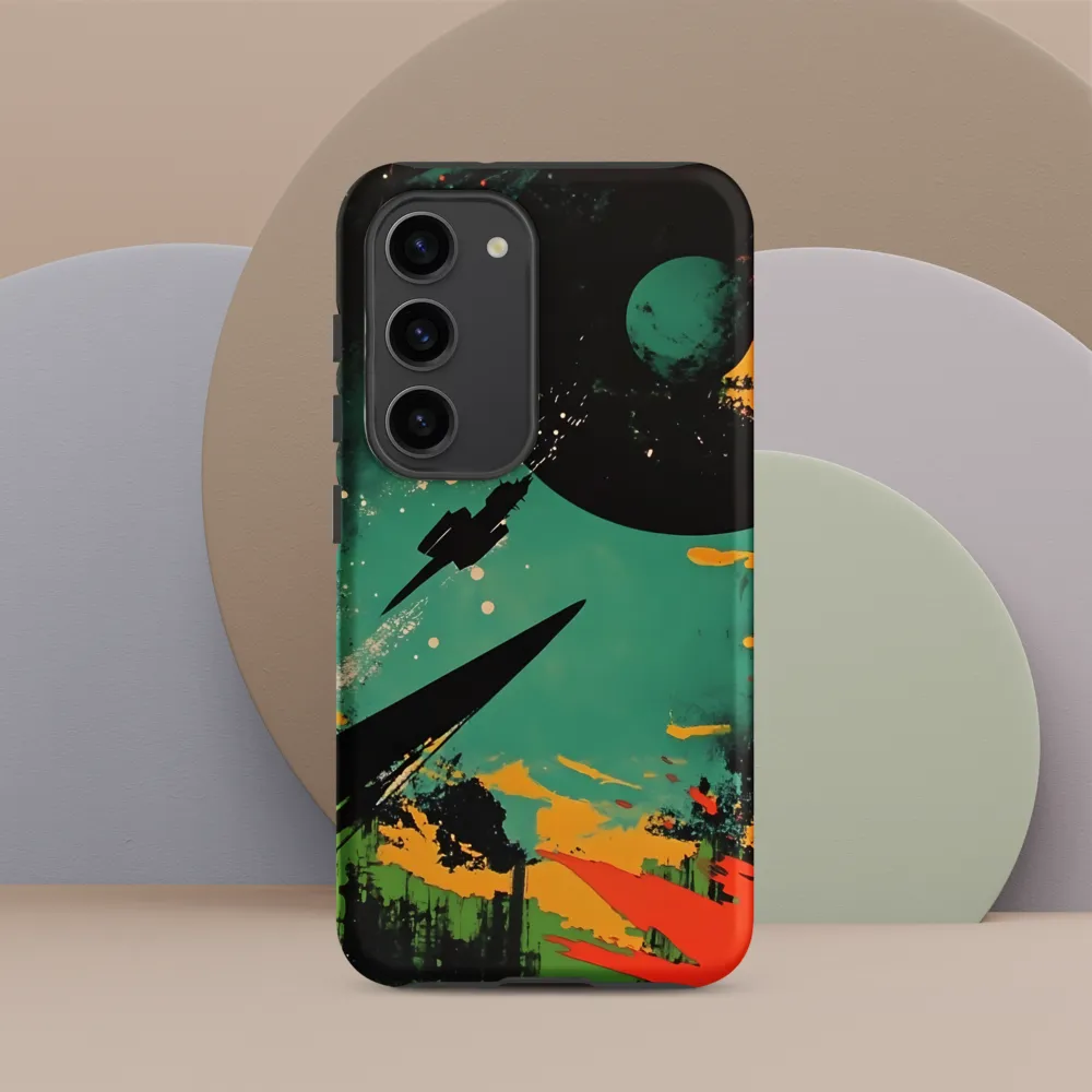 Journey Through the Cosmic Canvas | Phone Case |  S23 | Tough Case | Matte