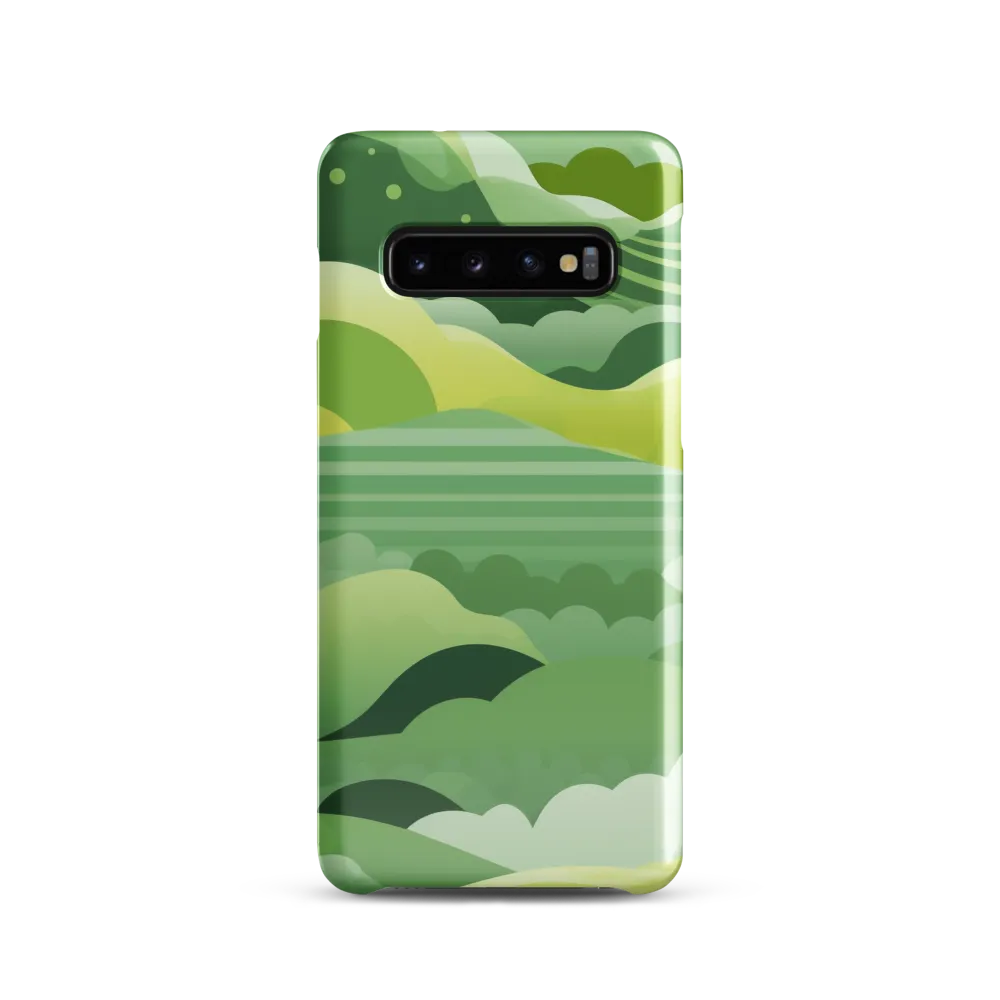 Tranquility in Green Waves