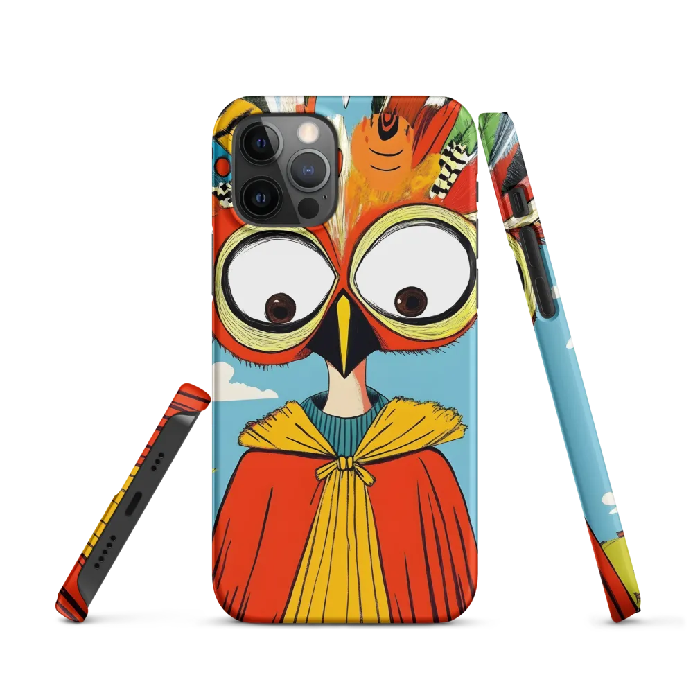 A Whimsical Encounter: The Owl-Human Fusion