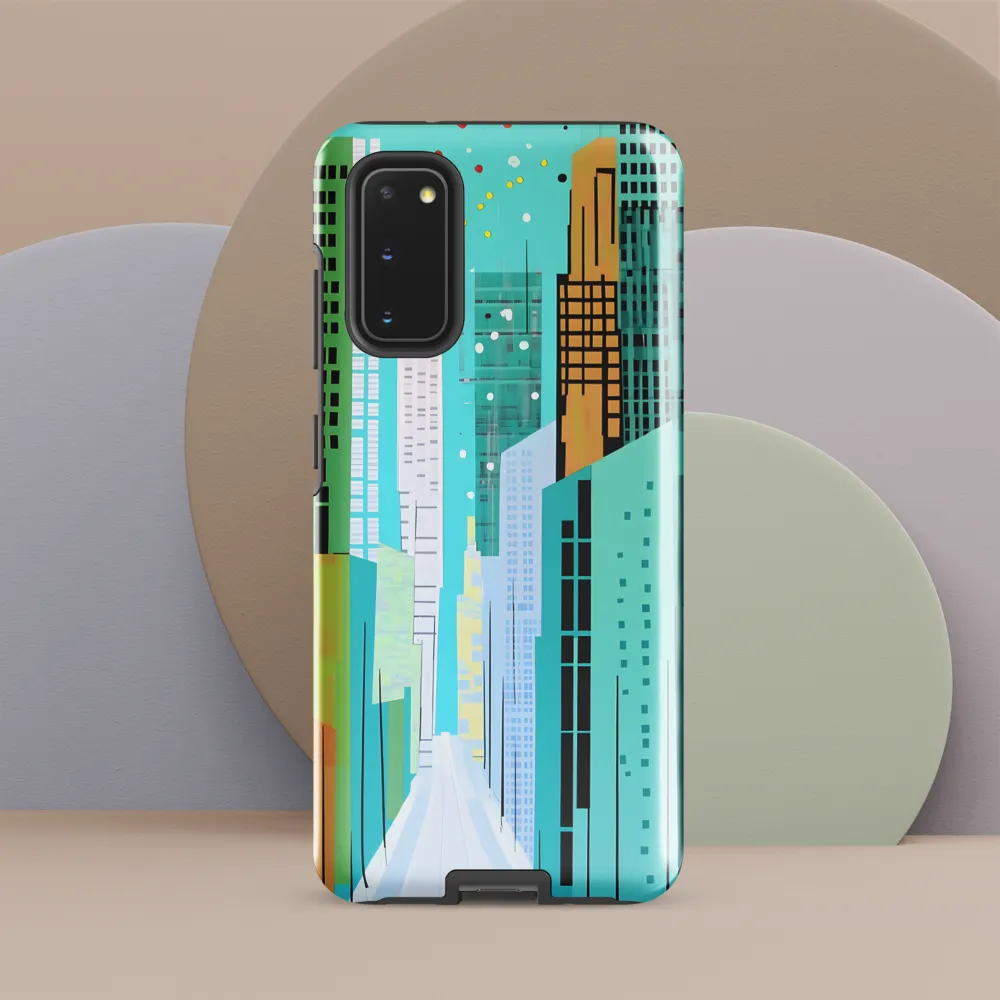 Urban Symphony in Turquoise