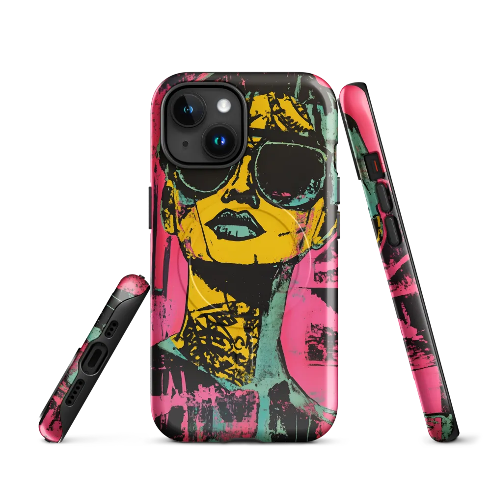 Confident Portrait in Neon Colors